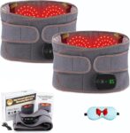 2026 New Lumidisc Belt™ – Soothes Within 20 Minutes, Lumidisc Belt™ with Heat, Heating Massage, Red Light Belt Back Massager Cordless, Lumidisc Back Brace for Home Office Travel (2Set)