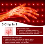 Lumyhealth Red Infrared Light Therapy Glove 4755229