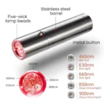 Red Light Therapy Torch With Removable Tip 844857